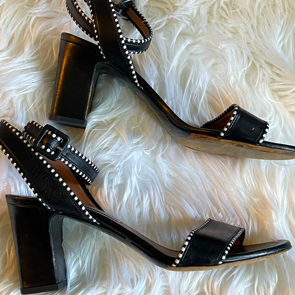 Tabitha Simmons SZ 38 1/2 Black Leticia Leather Ankle Wrap Sandals! - Picture 11 of 11